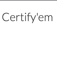 Certify'em logo